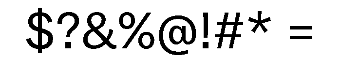 Copyright Mass Driver B.V 138 Font OTHER CHARS