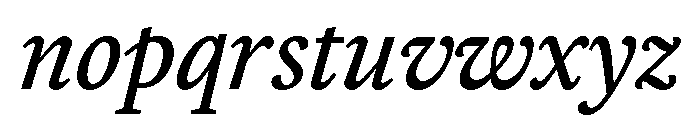 Copyright Mass Driver B.V 145 Font LOWERCASE
