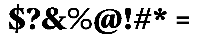 Copyright Mass Driver B.V 146 Font OTHER CHARS