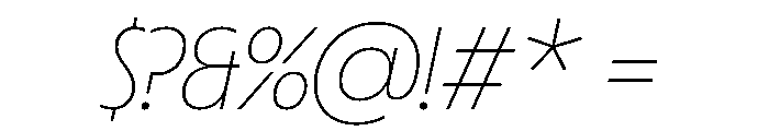 Copyright Mass Driver B.V 149 Font OTHER CHARS