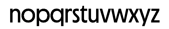 Copyright Mass Driver B.V 152 Font LOWERCASE