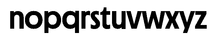 Copyright Mass Driver B.V 154 Font LOWERCASE