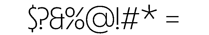 Copyright Mass Driver B.V 158 Font OTHER CHARS