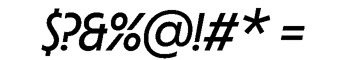 Copyright Mass Driver B.V 160 Font OTHER CHARS
