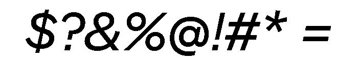 Copyright Mass Driver B.V 16 Font OTHER CHARS