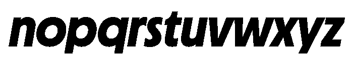 Copyright Mass Driver B.V 162 Font LOWERCASE