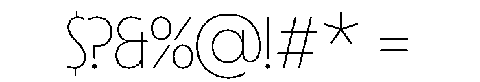 Copyright Mass Driver B.V 163 Font OTHER CHARS