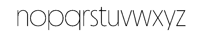 Copyright Mass Driver B.V 163 Font LOWERCASE