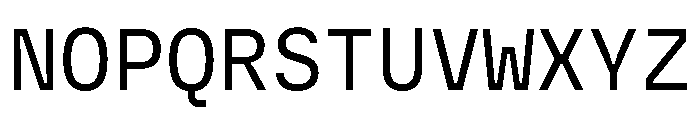 Copyright Mass Driver B.V 166 Font UPPERCASE