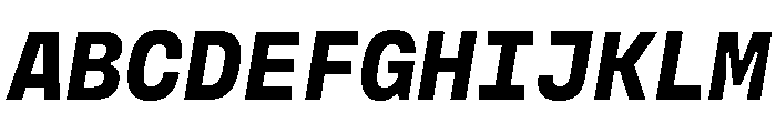 Copyright Mass Driver B.V 168 Font UPPERCASE