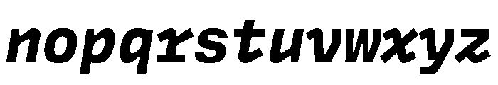 Copyright Mass Driver B.V 168 Font LOWERCASE