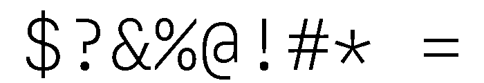 Copyright Mass Driver B.V 171 Font OTHER CHARS