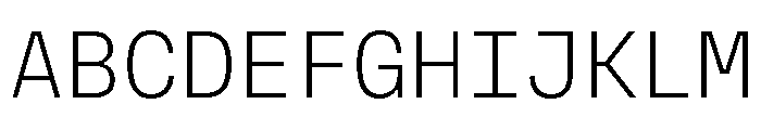 Copyright Mass Driver B.V 171 Font UPPERCASE