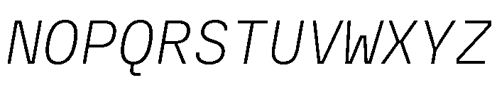 Copyright Mass Driver B.V 173 Font UPPERCASE