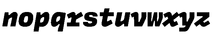 Copyright Mass Driver B.V 174 Font LOWERCASE