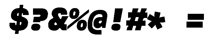 Copyright Mass Driver B.V 175 Font OTHER CHARS