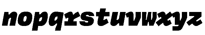 Copyright Mass Driver B.V 175 Font LOWERCASE
