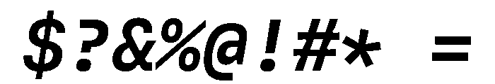 Copyright Mass Driver B.V 176 Font OTHER CHARS