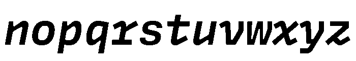 Copyright Mass Driver B.V 176 Font LOWERCASE
