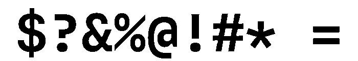Copyright Mass Driver B.V 178 Font OTHER CHARS