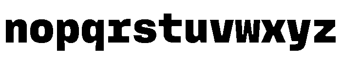 Copyright Mass Driver B.V 179 Font LOWERCASE