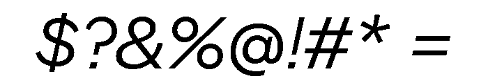 Copyright Mass Driver B.V 182 Font OTHER CHARS