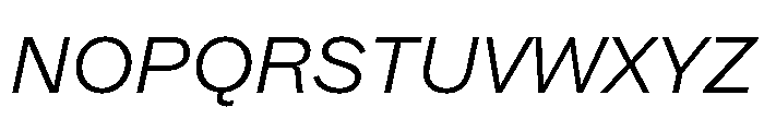 Copyright Mass Driver B.V 182 Font UPPERCASE