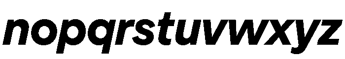 Copyright Mass Driver B.V 187 Font LOWERCASE