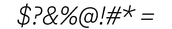 Copyright Mass Driver B.V 191 Font OTHER CHARS
