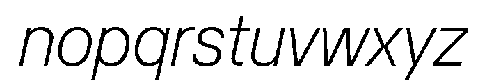 Copyright Mass Driver B.V 191 Font LOWERCASE