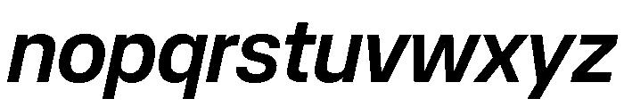 Copyright Mass Driver B.V 198 Font LOWERCASE