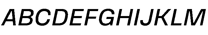 Copyright Mass Driver B.V 203 Font UPPERCASE