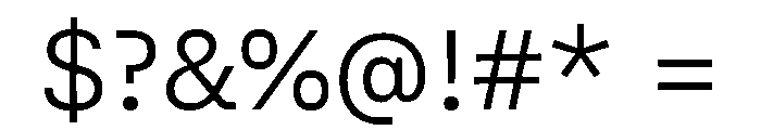 Copyright Mass Driver B.V 206 Font OTHER CHARS