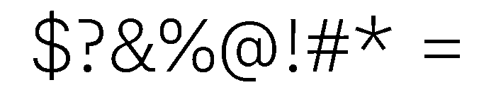 Copyright Mass Driver B.V 213 Font OTHER CHARS