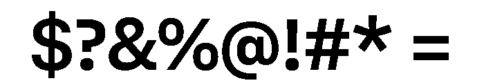 Copyright Mass Driver B.V 214 Font OTHER CHARS