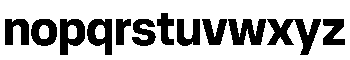 Copyright Mass Driver B.V 217 Font LOWERCASE