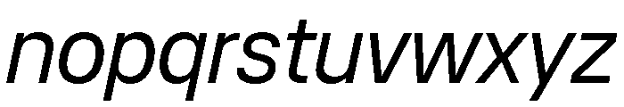 Copyright Mass Driver B.V 218 Font LOWERCASE