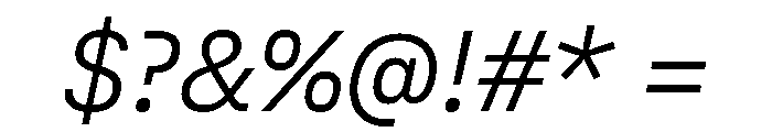 Copyright Mass Driver B.V 221 Font OTHER CHARS