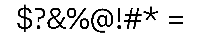 Copyright Mass Driver B.V 232 Font OTHER CHARS