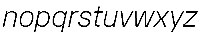 Copyright Mass Driver B.V 236 Font LOWERCASE