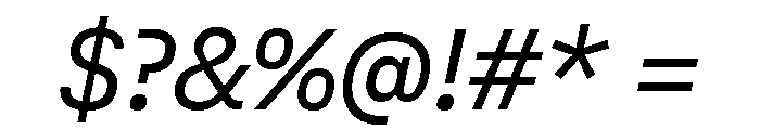 Copyright Mass Driver B.V 237 Font OTHER CHARS