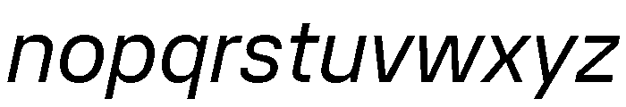 Copyright Mass Driver B.V 237 Font LOWERCASE