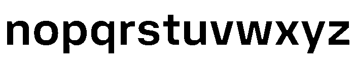 Copyright Mass Driver B.V 238 Font LOWERCASE