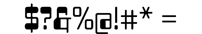 Copyright Mass Driver B.V 239 Font OTHER CHARS