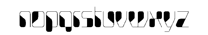 Copyright Mass Driver B.V 240 Font LOWERCASE