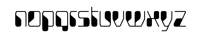 Copyright Mass Driver B.V 242 Font LOWERCASE