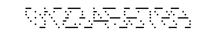Copyright Mass Driver B.V 244 Font OTHER CHARS