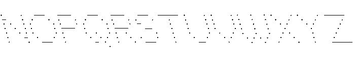 Copyright Mass Driver B.V 245 Font UPPERCASE
