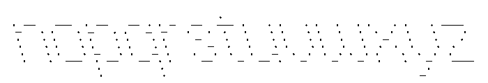 Copyright Mass Driver B.V 245 Font LOWERCASE