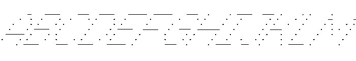 Copyright Mass Driver B.V 246 Font UPPERCASE